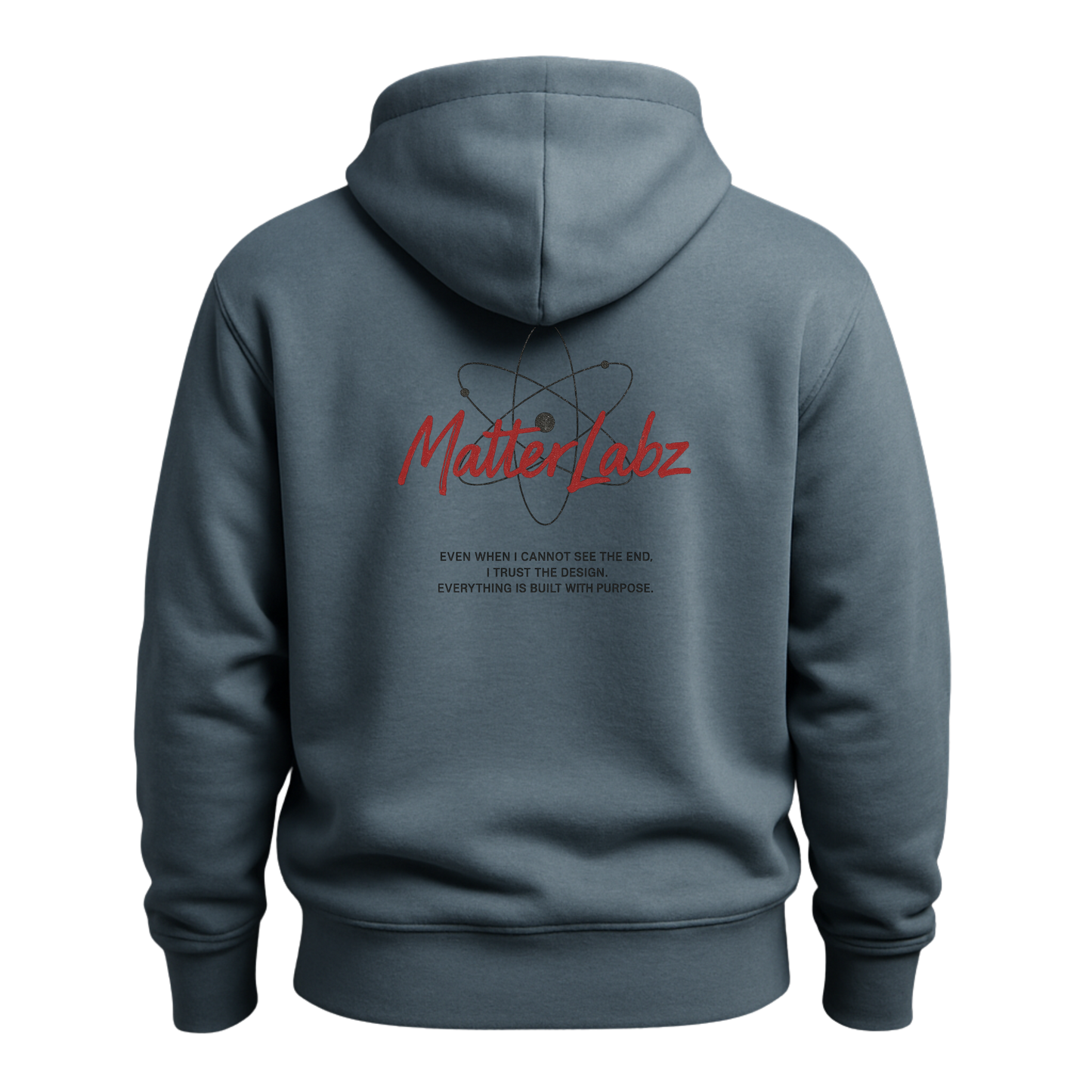 MatterLabz “Built With Purpose” Unisex Hoodie | Minimal Science-Inspired Streetwear