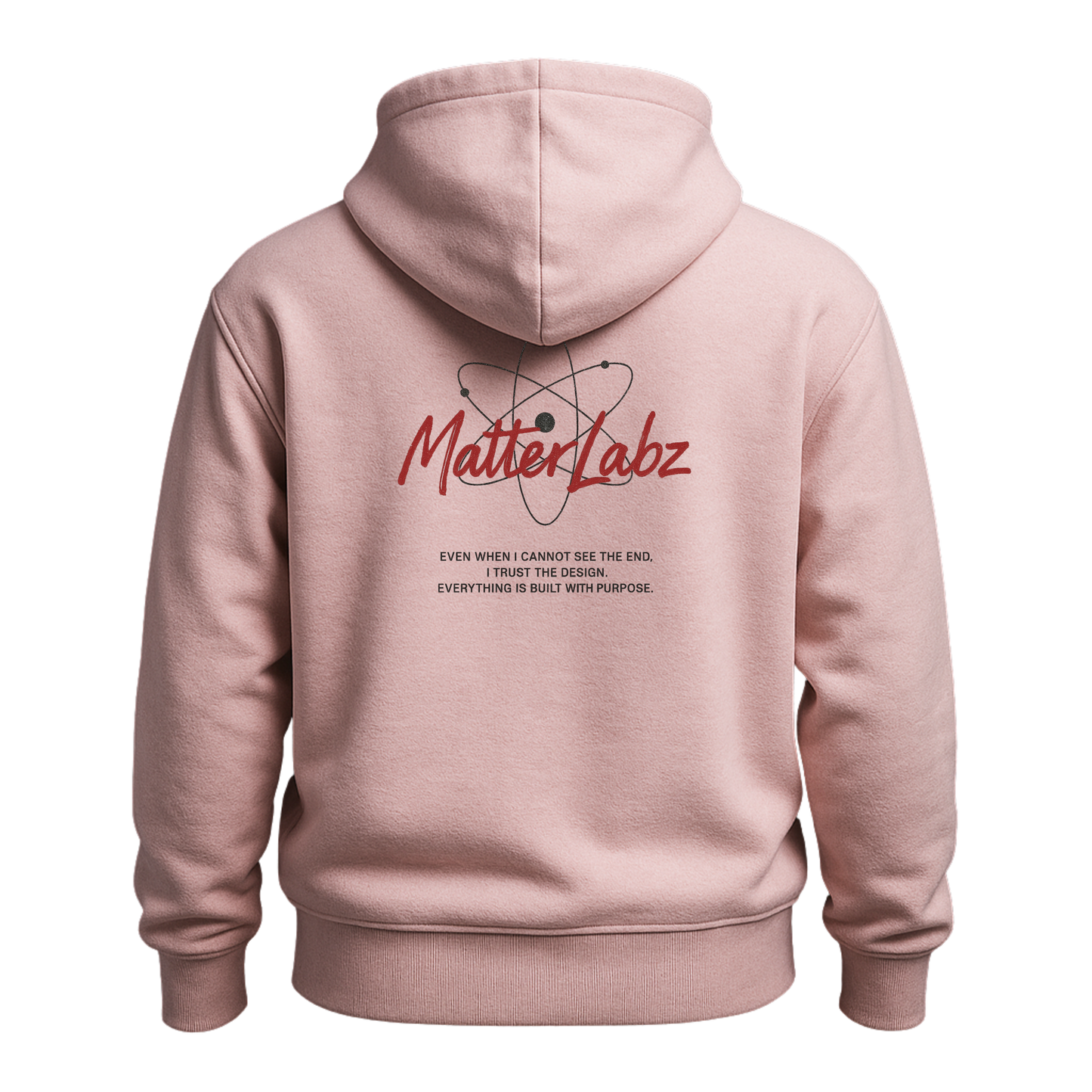 MatterLabz “Built With Purpose” Unisex Hoodie | Minimal Science-Inspired Streetwear