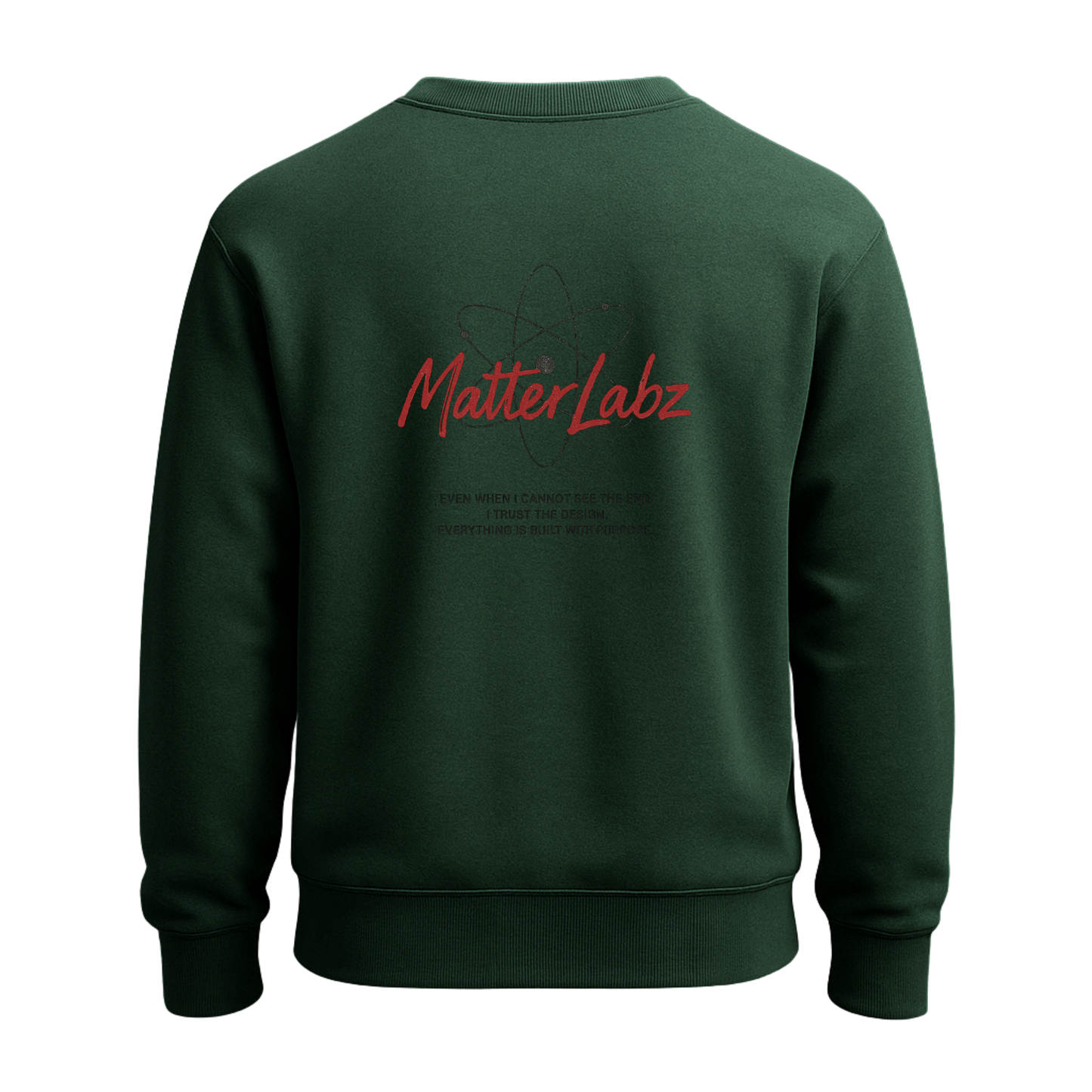 MatterLabz Experimental Crewneck | Minimalist Science Design | Unisex Premium Streetwear Sweatshirt