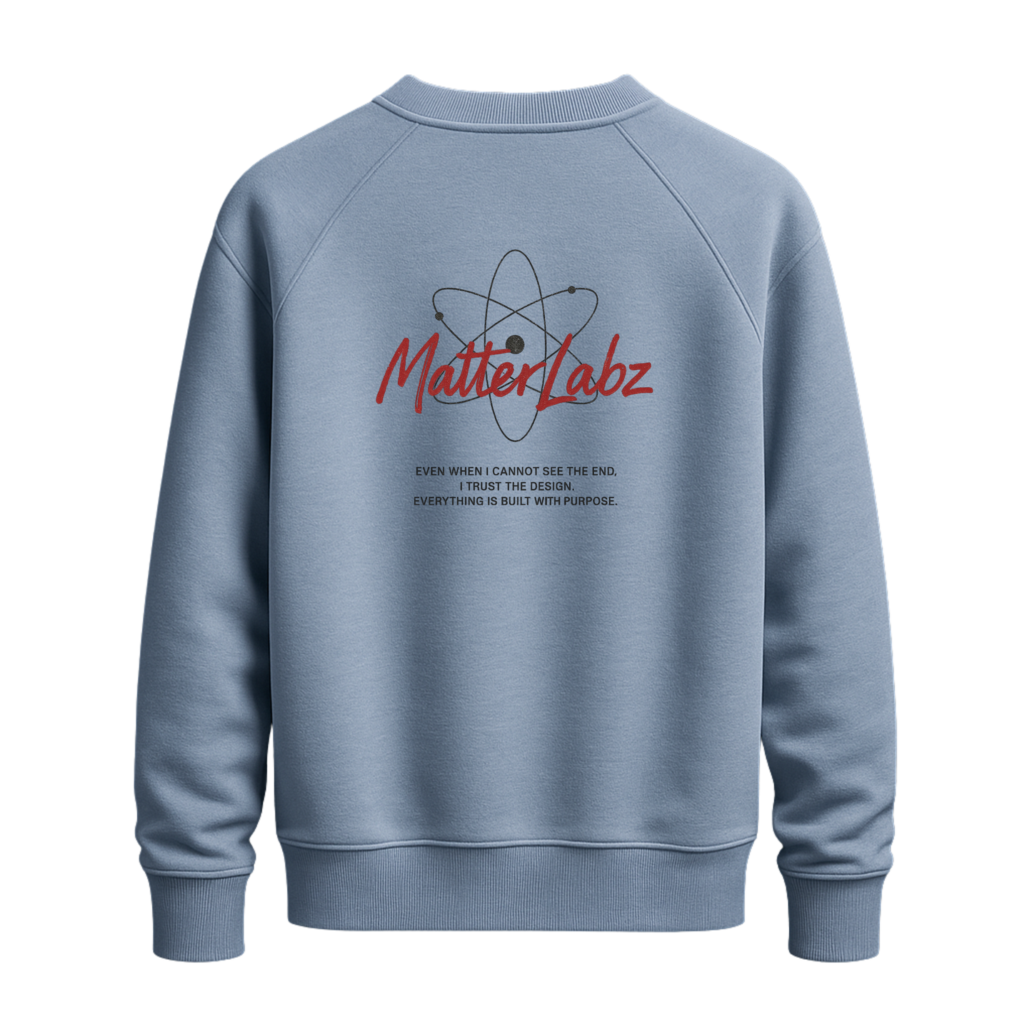 MatterLabz Experimental Crewneck | Minimalist Science Design | Unisex Premium Streetwear Sweatshirt