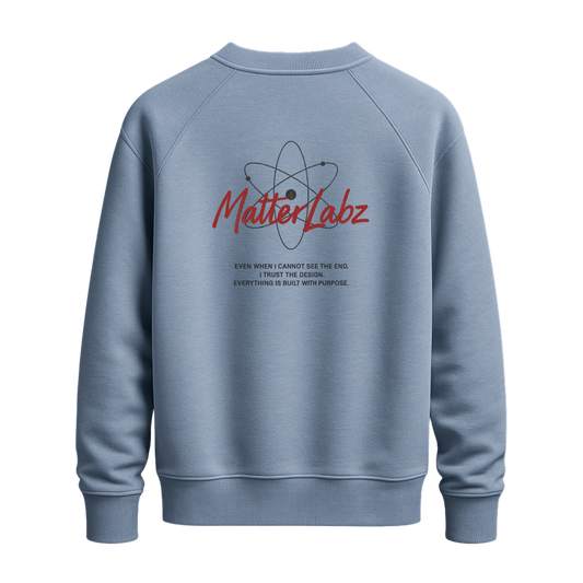 MatterLabz Experimental Crewneck | Minimalist Science Design | Unisex Premium Streetwear Sweatshirt